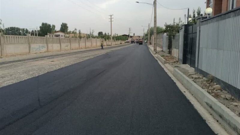 آغاز آسفالت معابر بوای علیا؛ قدمی بزرگ برای پایان محرومیت روستا!
