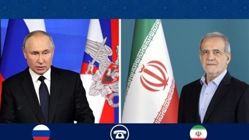 تأکید پزشکیان و پوتین بر ارتقای روابط تهران-مسکو