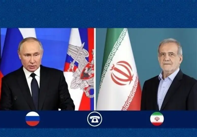 تأکید پزشکیان و پوتین بر ارتقای روابط تهرانمسکو - وب‌گردی