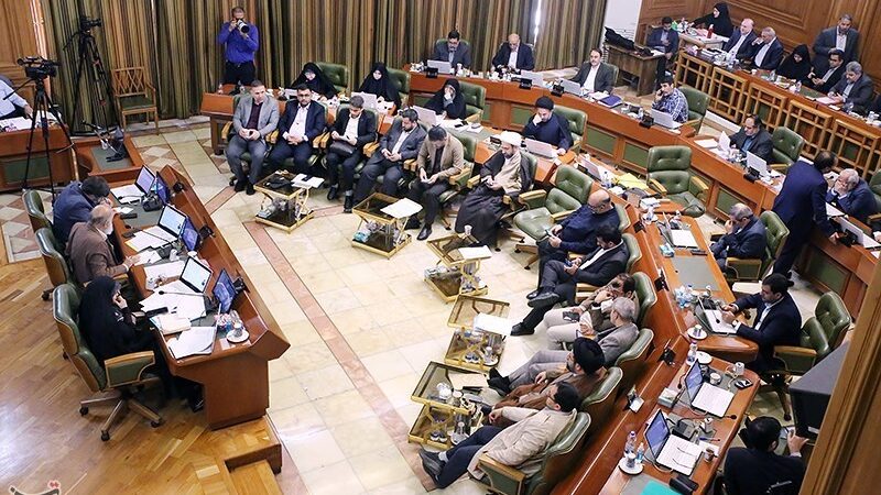 تنش در جلسه شورای شهر تهران
