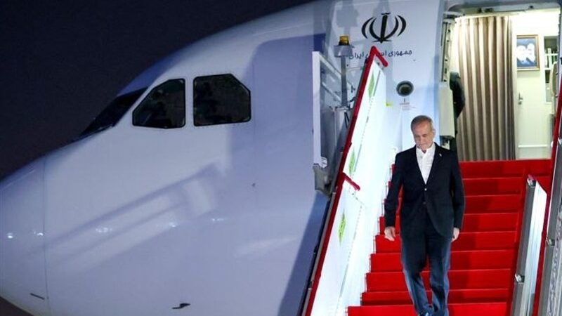 پزشکیان پس از مذاکرات سرنوشت‌ساز در آسیای میانه وارد تهران شد