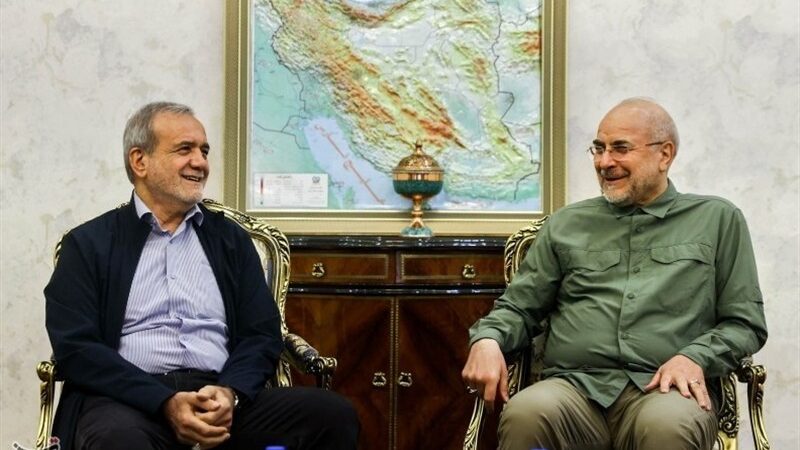 نامه پزشکیان به قالیباف درباره اصلاح بودجه 1405