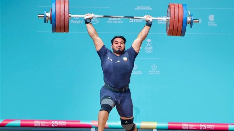 علیرضا نصیری؛ چهارمین وزنه‌بردار جهان با سنگین‌ترین مهار