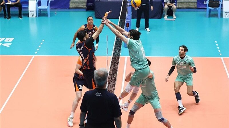 صدرنشینی بی‌وقفه شهداب در لیگ برتر والیبال؛ شاگردان عطایی بازهم در خانه پیروز شدند