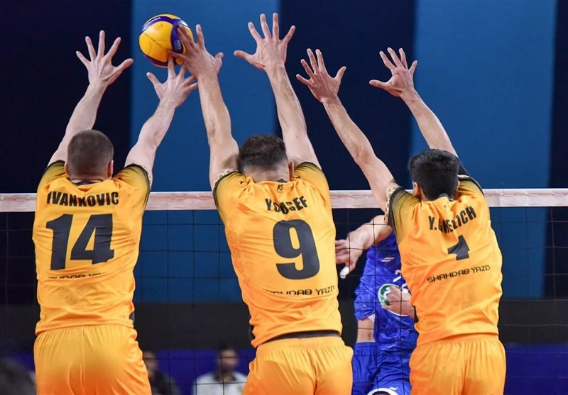 صدرنشینی بی‌وقفه شهداب یزد و پیروزی مقتدرانه پیکان در لیگ برتر والیبال