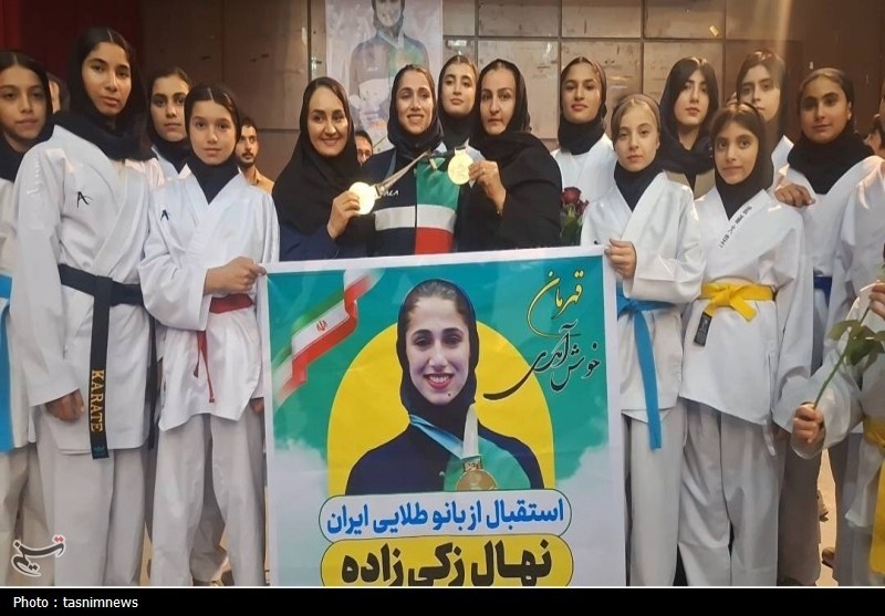 بازگشت قهرمان ناشنوای المپیک توکیو با دو مدال طلا به زادگاهش؛ استقبال گرم در دهدشت