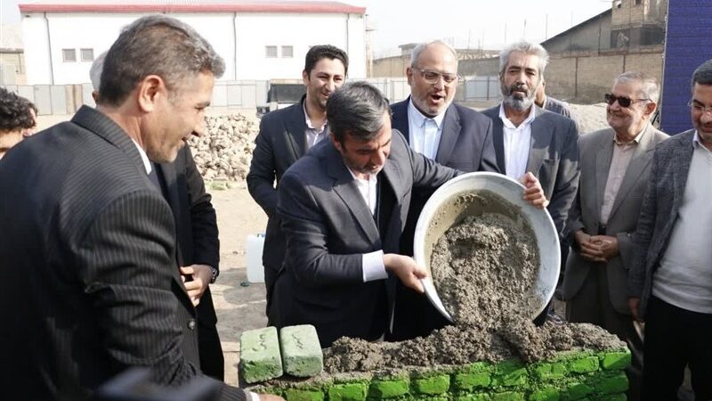 آیین خشت‌گذاری مدرسه 18 کلاسه در شهرری / 5300 کلاس درس به تراکم زیر 35 نفر رسید