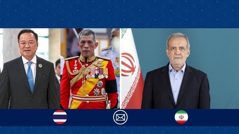 پزشکیان روز ملی تایلند را تبریک گفت