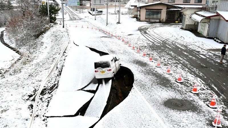 30 نفر در زلزله 7.5 ریشتری شرق ژاپن زخمی شدند