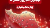کشف جسد بانوی غرق‌شده و برف‌روبی گسترده در چهارمحال و بختیاری؛ مهم‌ترین اخبار 29 آذر