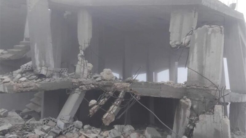 صهیونیست‌ها یک خانه را در جنوب لبنان منفجر کردند