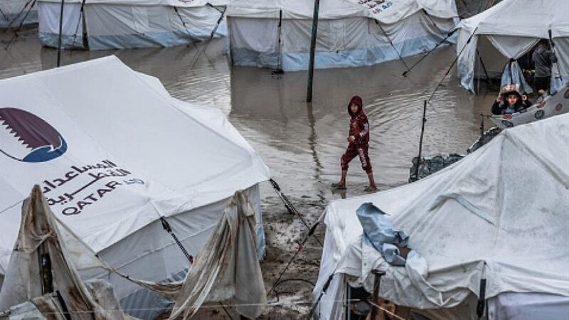فاجعه انسانی در غزه؛ دولت فلسطین اسرائیل را مسئول مرگ 11 نفر در طوفان سهمگین می‌داند