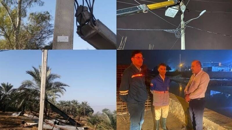 بارندگی‌های شدید بوشهر 150 میلیارد ریال به شبکه برق خسارت زد؛ تلاش شبانه‌روزی برای بازگرداندن برق