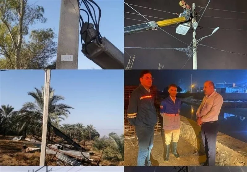 بارندگی‌های شدید بوشهر 150 میلیارد ریال به شبکه برق خسارت زد؛ تلاش شبانه‌روزی برای بازگرداندن برق