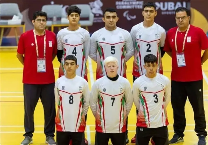 تیم ملی گلبال جوانان ایران با مربی کردستانی به مدال برنز پارآسیایی دست یافت!