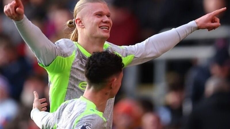 منچسترسیتی با درخشش هالند و پیروزی پرگل وستهام را متوقف کرد!