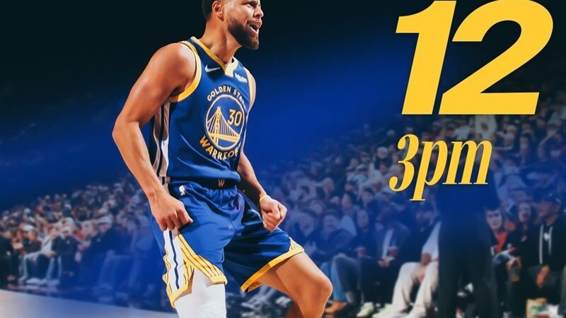 استیفن کری بار دیگر تاریخ‌ساز شد؛ رکورد حیرت‌انگیز 12 شوت سه‌امتیازی در یک بازی!