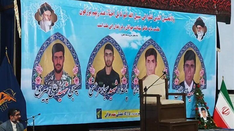 یادبود چهار شهید امنیت در زابل؛ شیعه و سنی متحد برای انتقام سخت از تروریست‌ها!