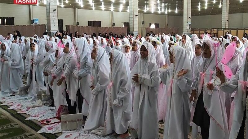 لحظه‌های ناب جشن تکلیف دختران در زهک؛ آغاز گفت‌وگوی صمیمانه با خدا + فیلم ویژه