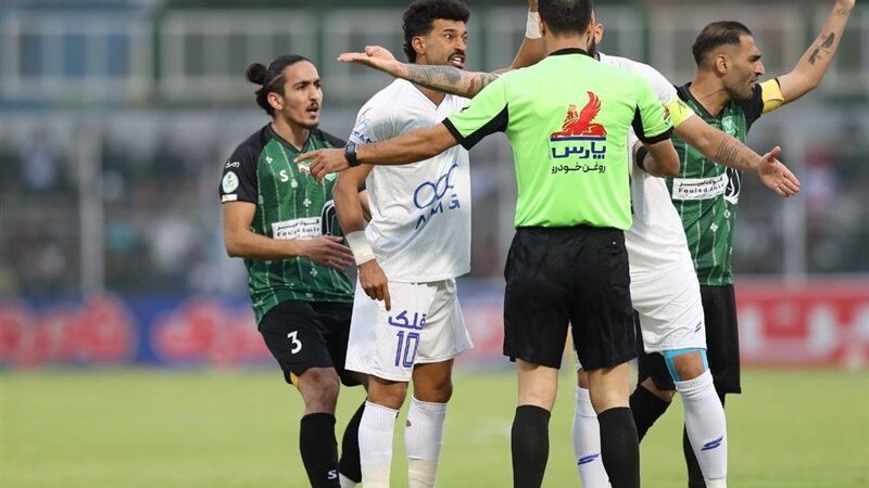 90 دقیقه جنجال بی‌وقفه؛ شکایت رسمی خیبر از داور بازی با استقلال کلید خورد!