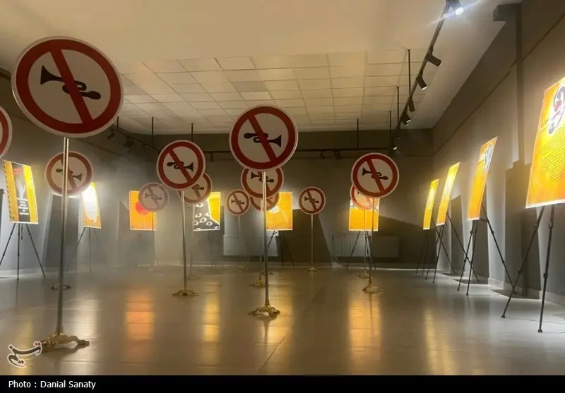 آثار هنری در مشهد؛ اعتراض خلاقانه به بوق‌های آزاردهنده شهری!