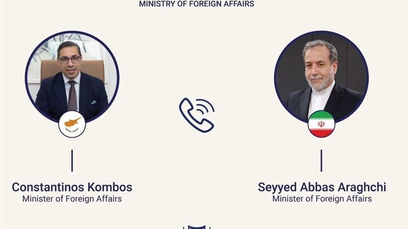تماس مهم وزیر خارجه قبرس با عراقچی؛ گفتگو درباره آینده روابط ایران و اتحادیه اروپا