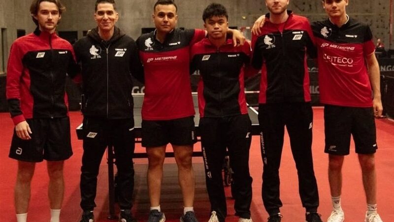 برد مقتدرانه امیرحسین هدایی در روز درخشان تیم لیل در کاپ اروپا تنیس روی میز