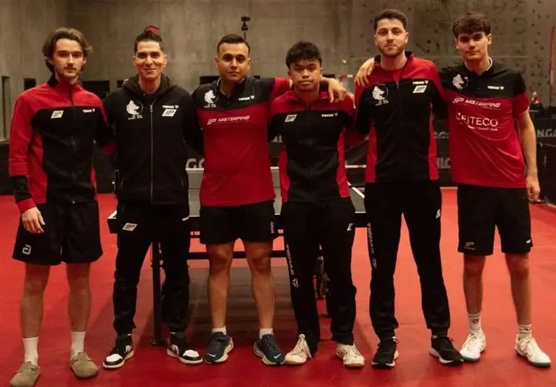 برد مقتدرانه امیرحسین هدایی در روز درخشان تیم لیل در کاپ اروپا تنیس روی میز