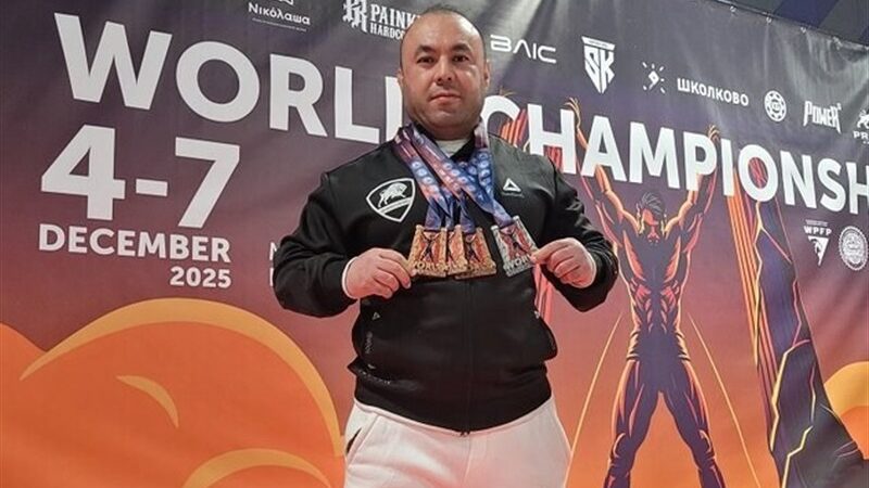 درخشش بی‌نظیر ورزشکار شیرازی در رقابت‌های جهانی پاورلیفتینگ؛ نقره و 3 برنز افتخارآفرین!