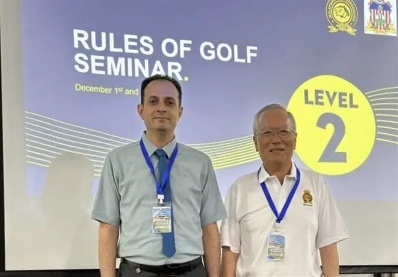 مارشال سوپرلیگ گلف ایران با کسب گواهینامه داوری بین‌المللی، تاریخ‌ساز شد!