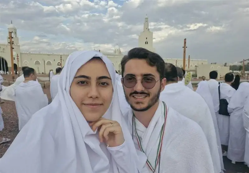 ماه عسل معنوی زوج‌های قرآنی در حج؛ وداع بارانی مدینه با حسرت و شادی دانشجویی