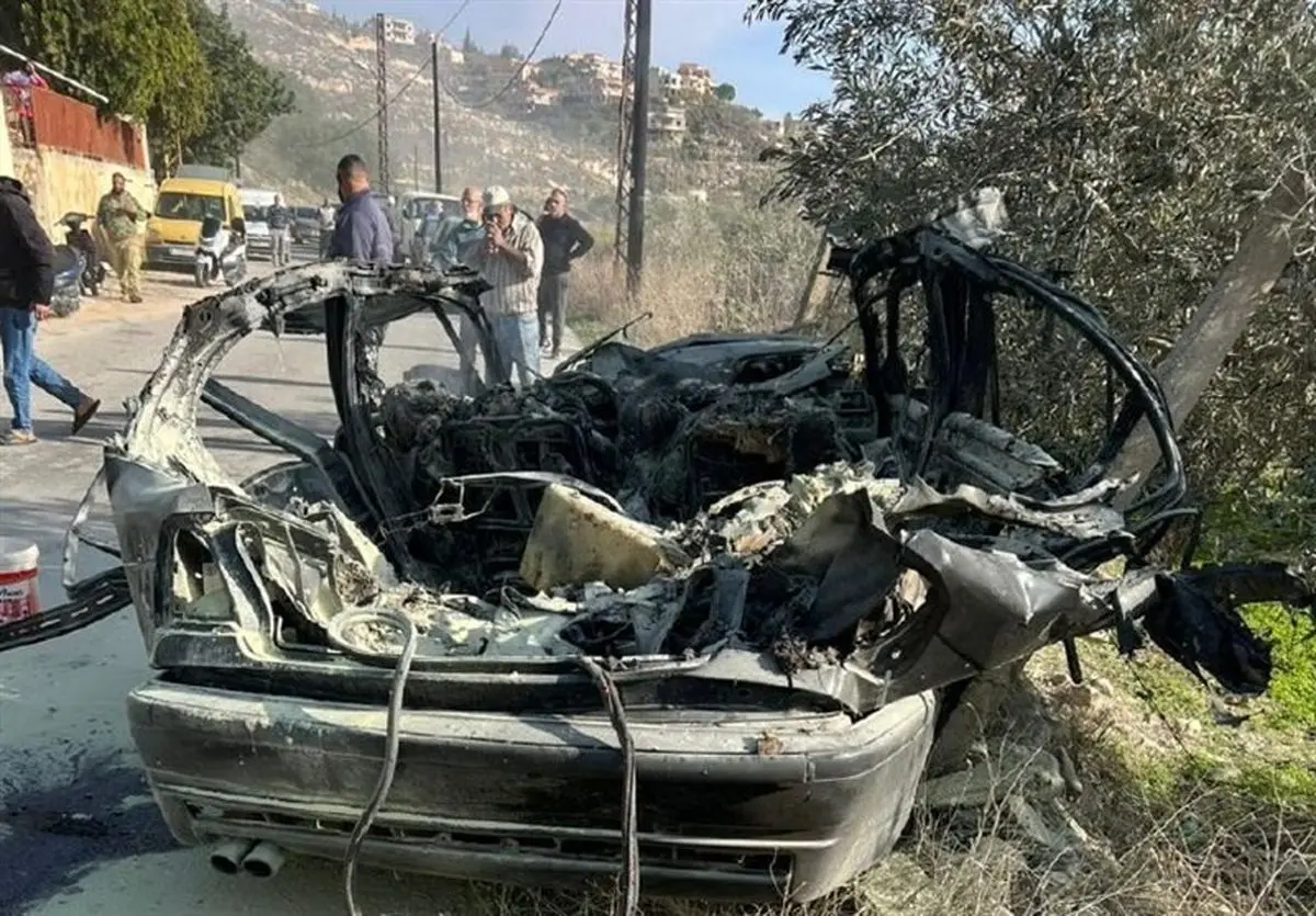 حمله پهپادی اسراییل به صیدا؛ 3 شهروند لبنانی به شهادت رسیدند