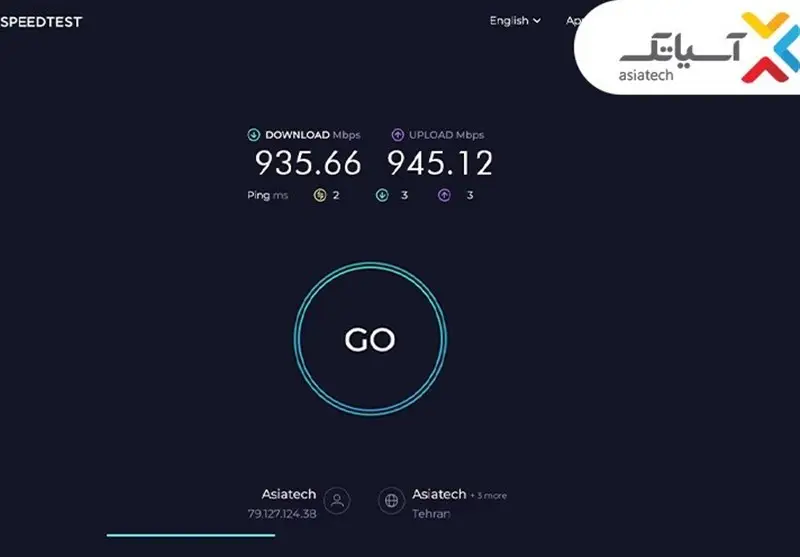 رکوردشکنی اینترنت فیبر نوری آسیاتک در قلب تهران با سرعت بی‌سابقه نزدیک به 1000 مگابیت!