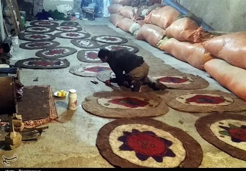 روستای ابرسج در آستانه ثبت ملی نمدبافی؛ افزایش ۲۳ درصدی تسهیلات صنایع‌دستی شاهرود