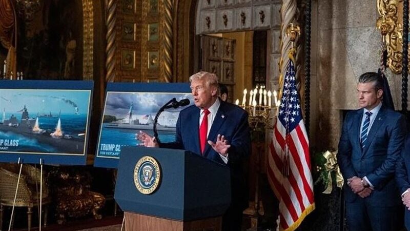 ترامپ از نبردناوهای «کلاس ترامپ» رونمایی کرد؛ ناوگانی تازه و قدرتمند در راه آمریکا