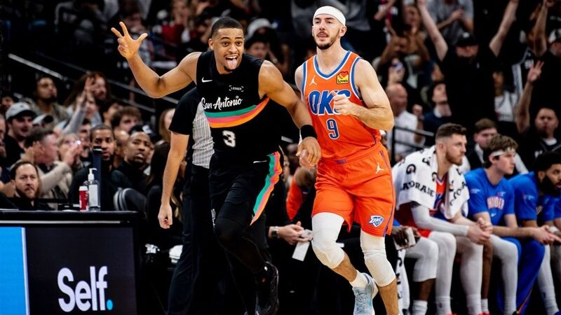 شوک بزرگ NBA: اسپرز تاندر را با اختلاف ۲۰ امتیاز زمین زد؛ لیکرز هم در فینیکس ناکام ماند!