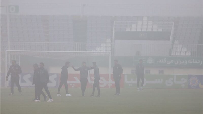 تعویق ناگهانی دیدار آلومینیوم و ملوان به خاطر مه غلیظ در اراک!
