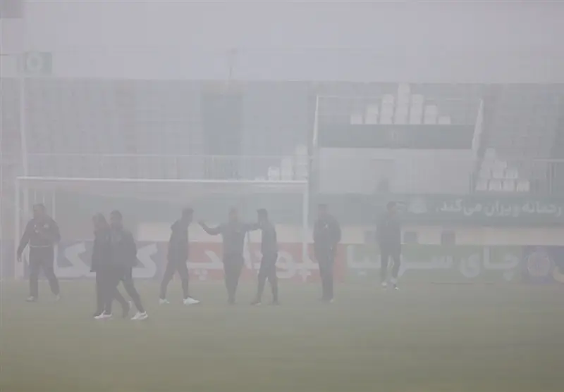 تعویق ناگهانی دیدار آلومینیوم و ملوان به خاطر مه غلیظ در اراک!