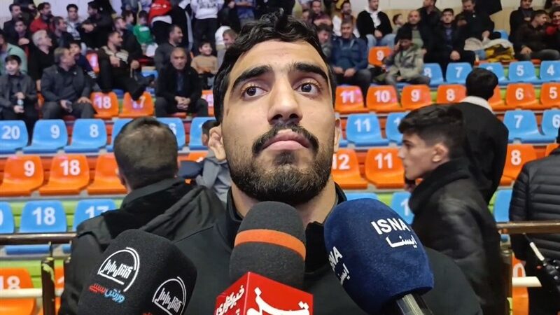 علی رضایی: تا قله وزن 74 کیلوگرم جهان پیش می‌روم و هیچ چیز مرا متوقف نمی‌کند + فیلم