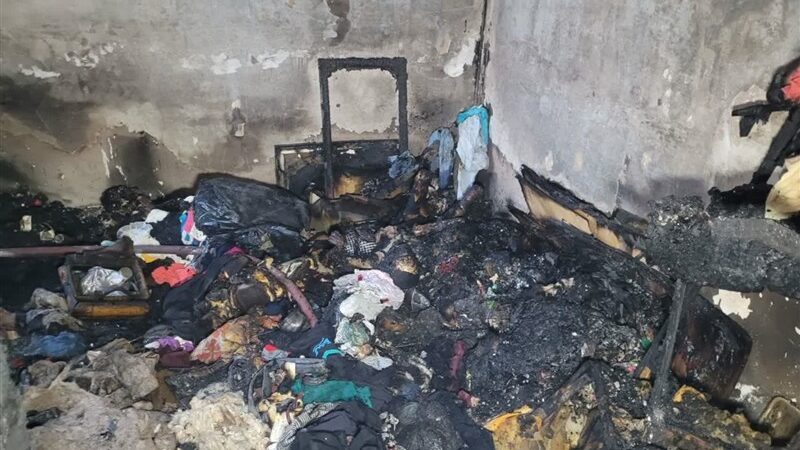 نجات معجزه‌آسا 9 نفر از آتش‌سوزی وحشتناک مجتمع اقدسیه مشهد!