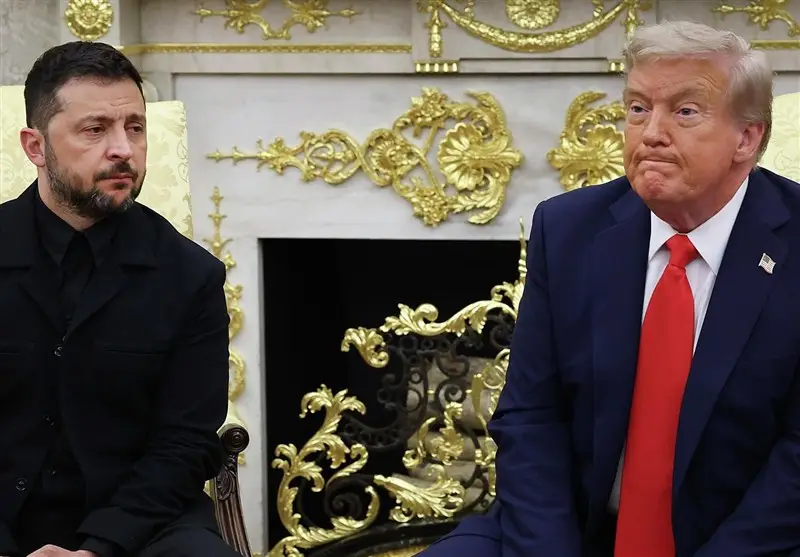 همبستگی اروپایی‌ها برای تقویت روحیه زلنسکی پیش از دیدار با ترامپ