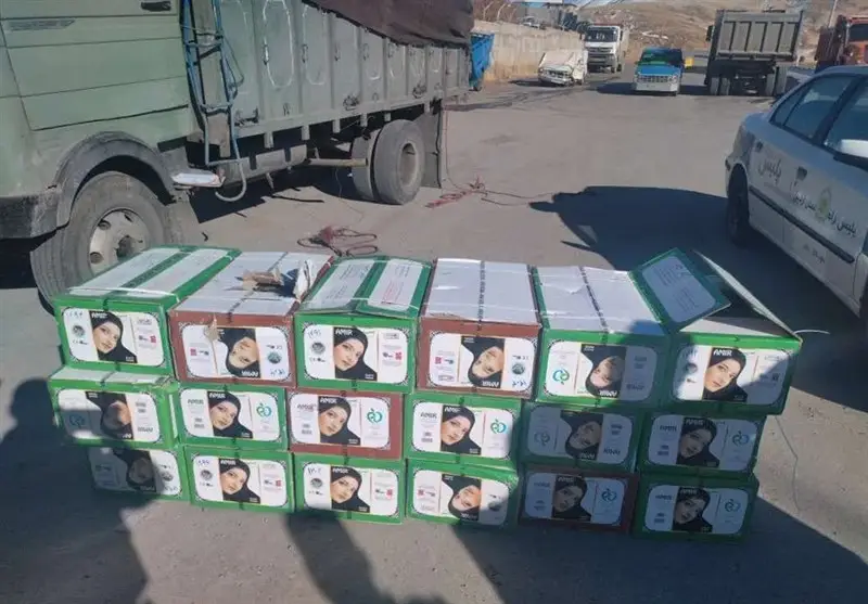 پلیس اردبیل چگونه ۱۰ هزار بسته حنای قاچاق را در ایست بازرسی متوقف کرد؟