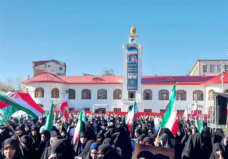 بزرگداشت یوم‌الله 8 دی در رشت؛ گیلانیان پای کار ایران امام حسین