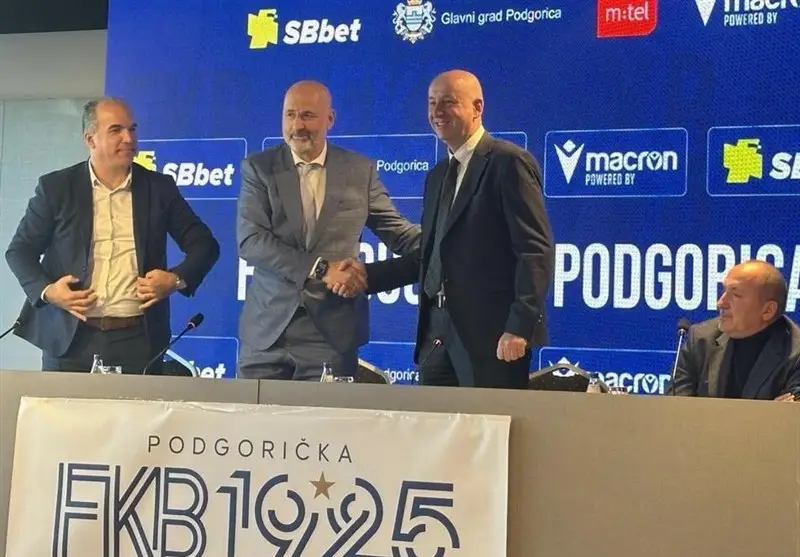 سرمربی سابق استقلال در مونته‌نگرو تیم گرفت