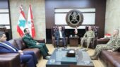 دیدار سفیر ایران با وزیر دفاع و فرمانده ارتش لبنان