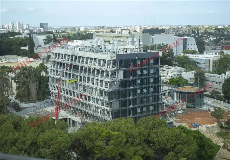 اولین تصویر منتشر شده از موسسه وایزمن اسرائیل پس از حمله ایران