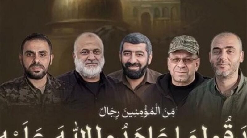 پیام تبریک و تسلیت انصارالله برای مقاومت فلسطین در پی شهادت فرماندهان القسام