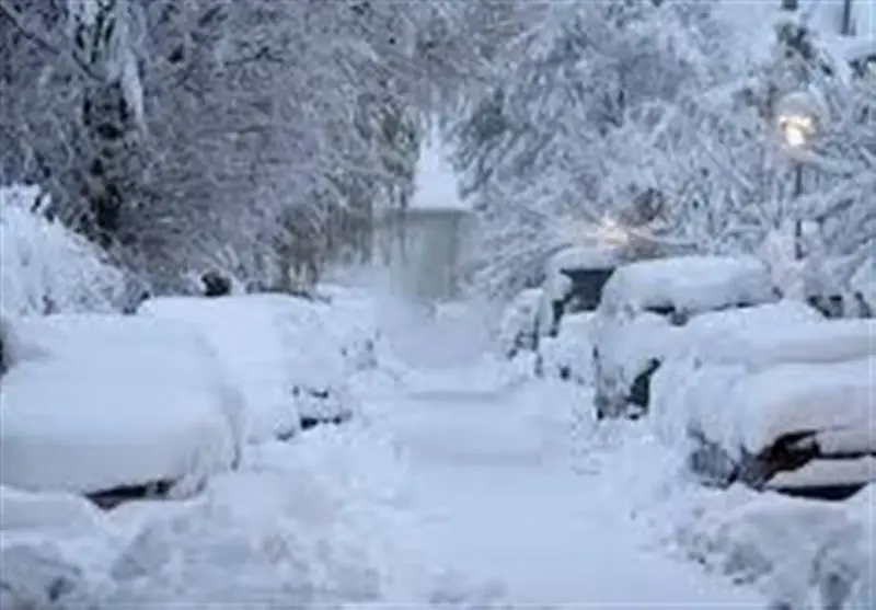 بارش 17 سانتیمتری برف در خلخال