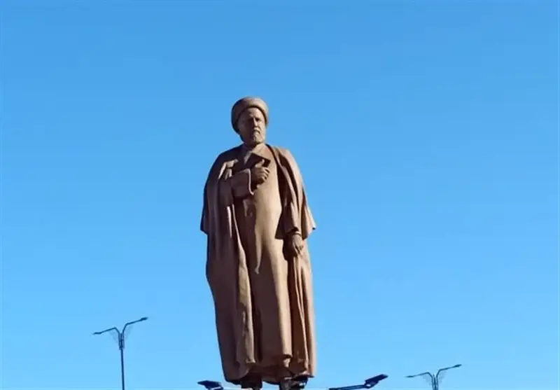 رونمایی از تندیس شهید رئیسی در تقاطع اردبیل - وب‌گردی