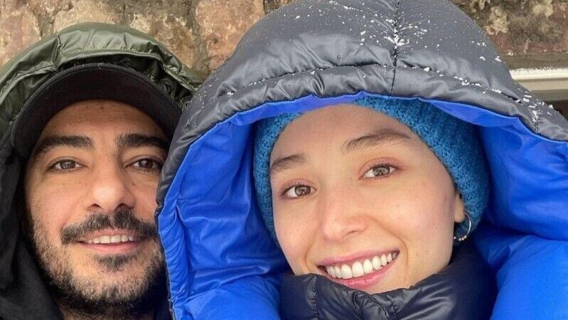 قاب عاشقانه و زیبای نوید محمدزاده و همسر افغانستانی‌اش فرشته حسینی در مسترکلاس باشکوه پارسا پیروز فر+عکس